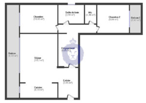 T3 DERNIER ETAGE A VENDRE PAR KING IMMOBILIER