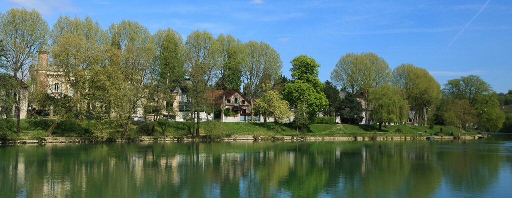 Saint Maur des Fossés depuis la Marne